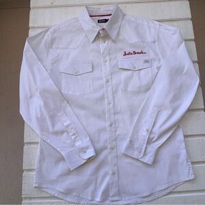 Justin Men’s “Justin Brands Inc.” Western Style Button Up Shirt Size Large